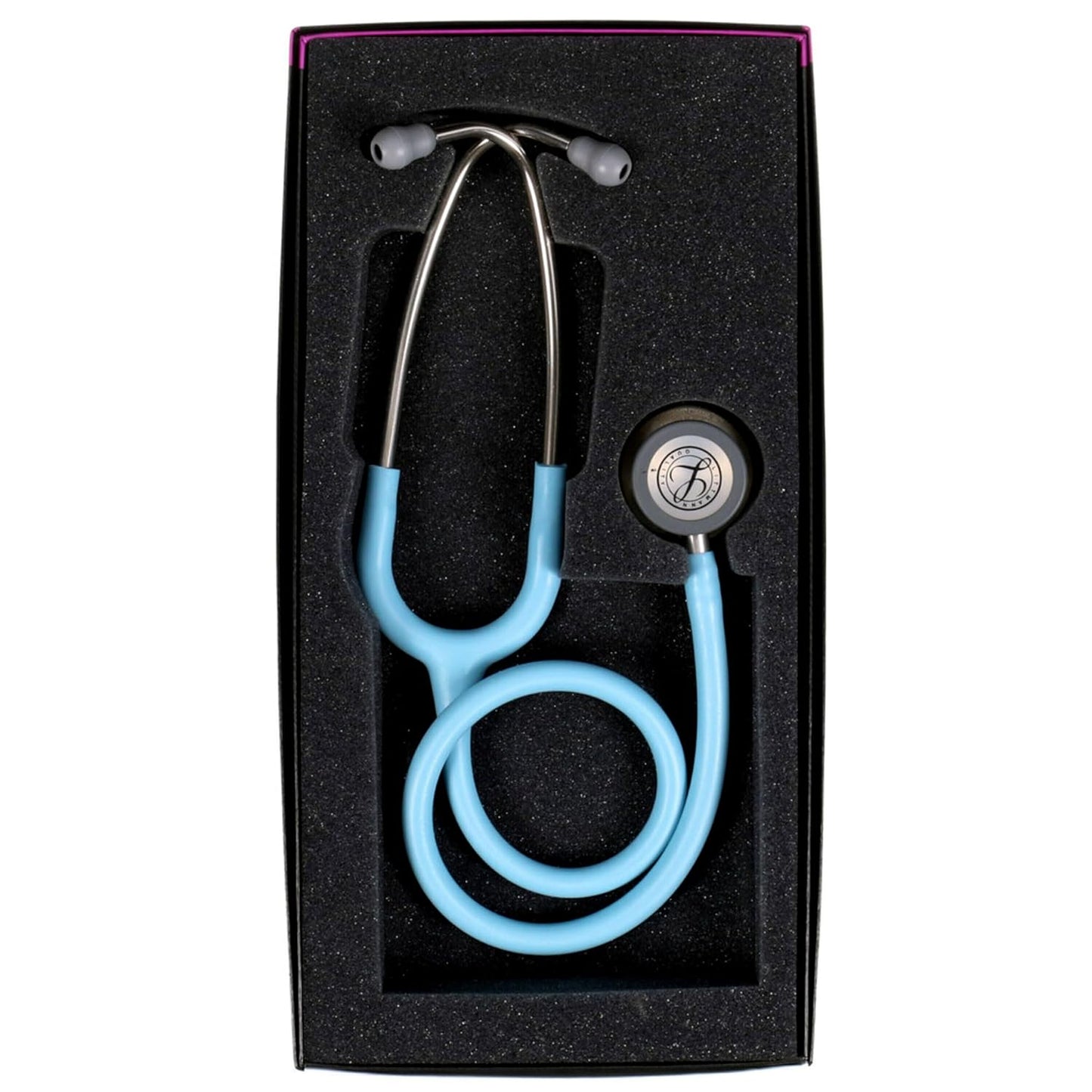 3M™ Littmann® Classic III™ Stethoscope, Stainless Chestpiece, Marine Blue Satin Finish Tube, 5912C
