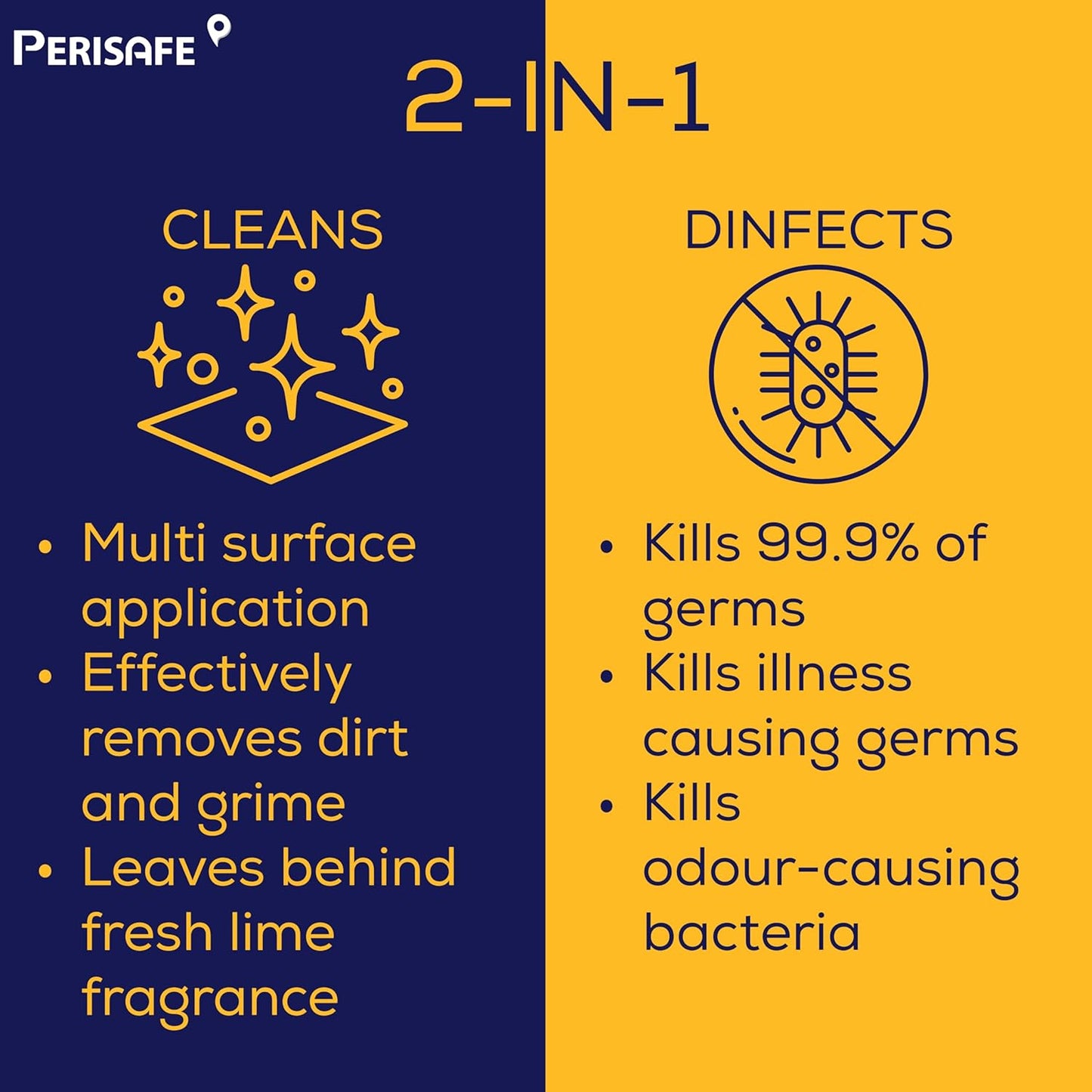 Perisafe Multipurpose Disinfectant Wipes