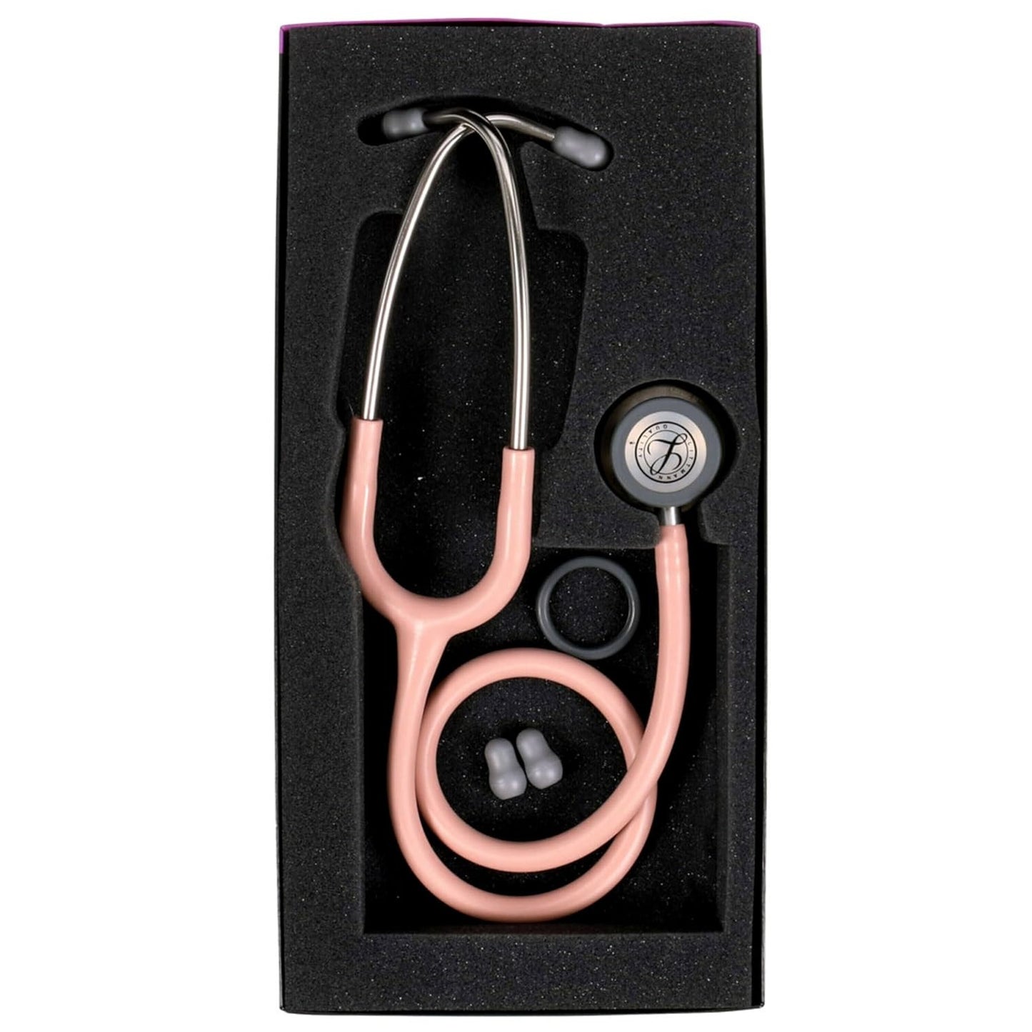 3M™ Littmann® Classic III™ Stethoscope, Stainless Chestpiece, Champagne Rose Satin Finish Tube, 5910C