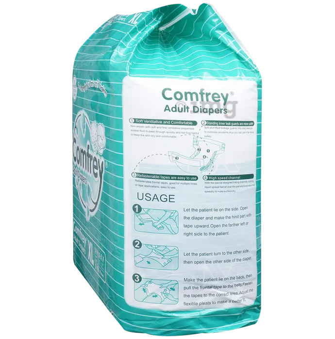 Comfrey Adult Diapers - Tape Style