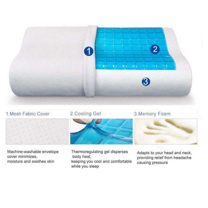 Star Cervical Memory Foam Pillow King Size