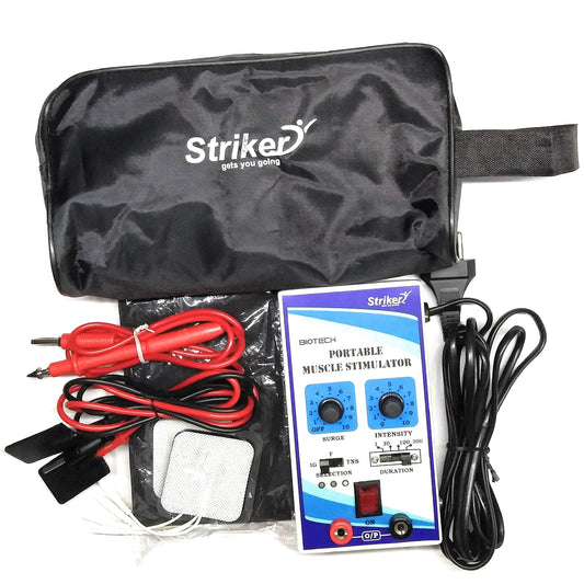 Biotech Striker Battery Powered Computerised Portable Muscle Stimulator with Tens