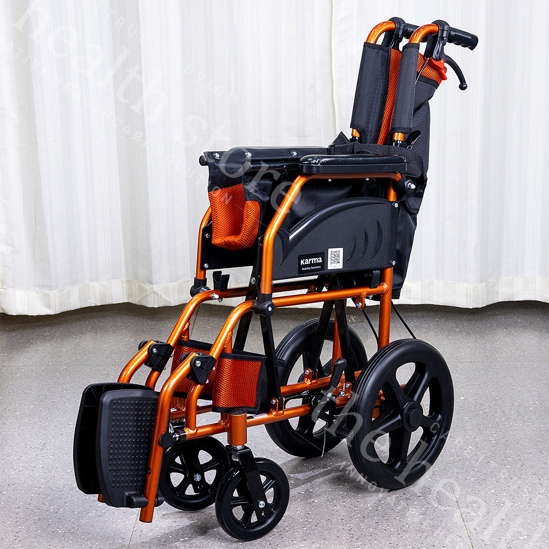 Karma Aurora 5 Compact Light Weight Foldable Wheelchair On Rent