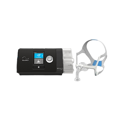 Resmed AirSense™ 10 Autoset Tripack 4G CPAP Machine With Airfit N20 Nasal Mask Combo