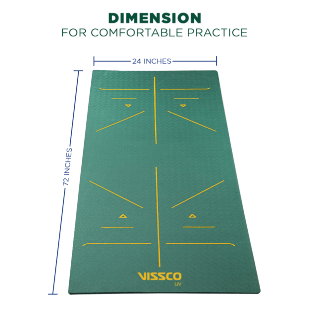 Vissco 0621 Alignment Yoga Mat