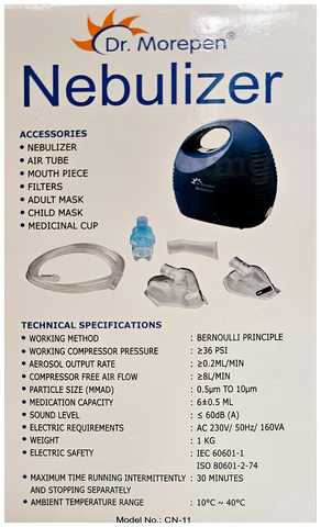 Dr Morepen CN 11 Compressor Nebuliser