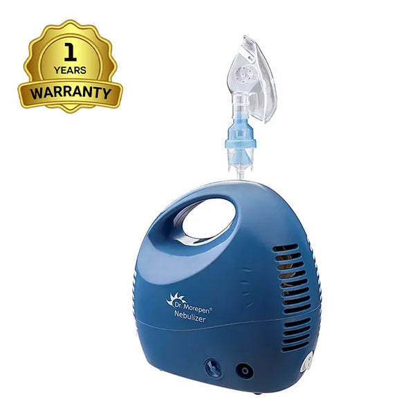Dr Morepen CN 11 Compressor Nebuliser Machine for Adults and Kids, Low Noise Operation, Complete Kit with Air Tube