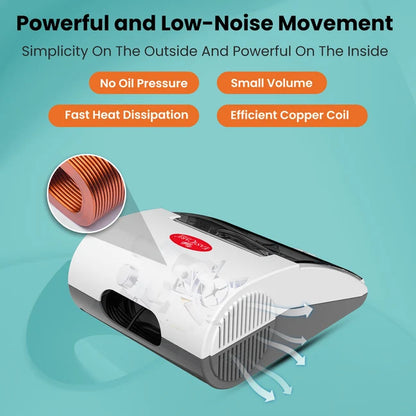 EASYCARE Compartment Nebulizer Machine for Adults & Kids | Portable Respiratory Therapy Device | Low Noise | Made in India | 1-Year Warranty