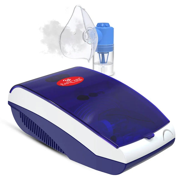 EASYCARE Compartment Nebulizer Machine | Portable Compressor Nebulizer for Adults and Children | Made in India | Low Noise | 1-Year Warranty (EC7720)