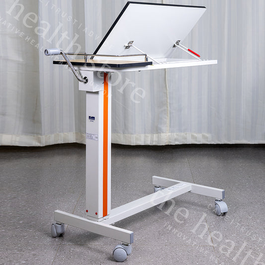 Midmark Janak AX1012A Deluxe Adjustable Bedside Manual Food Table