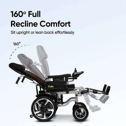 Frido Heavy Duty Recliner Electric Wheelchair