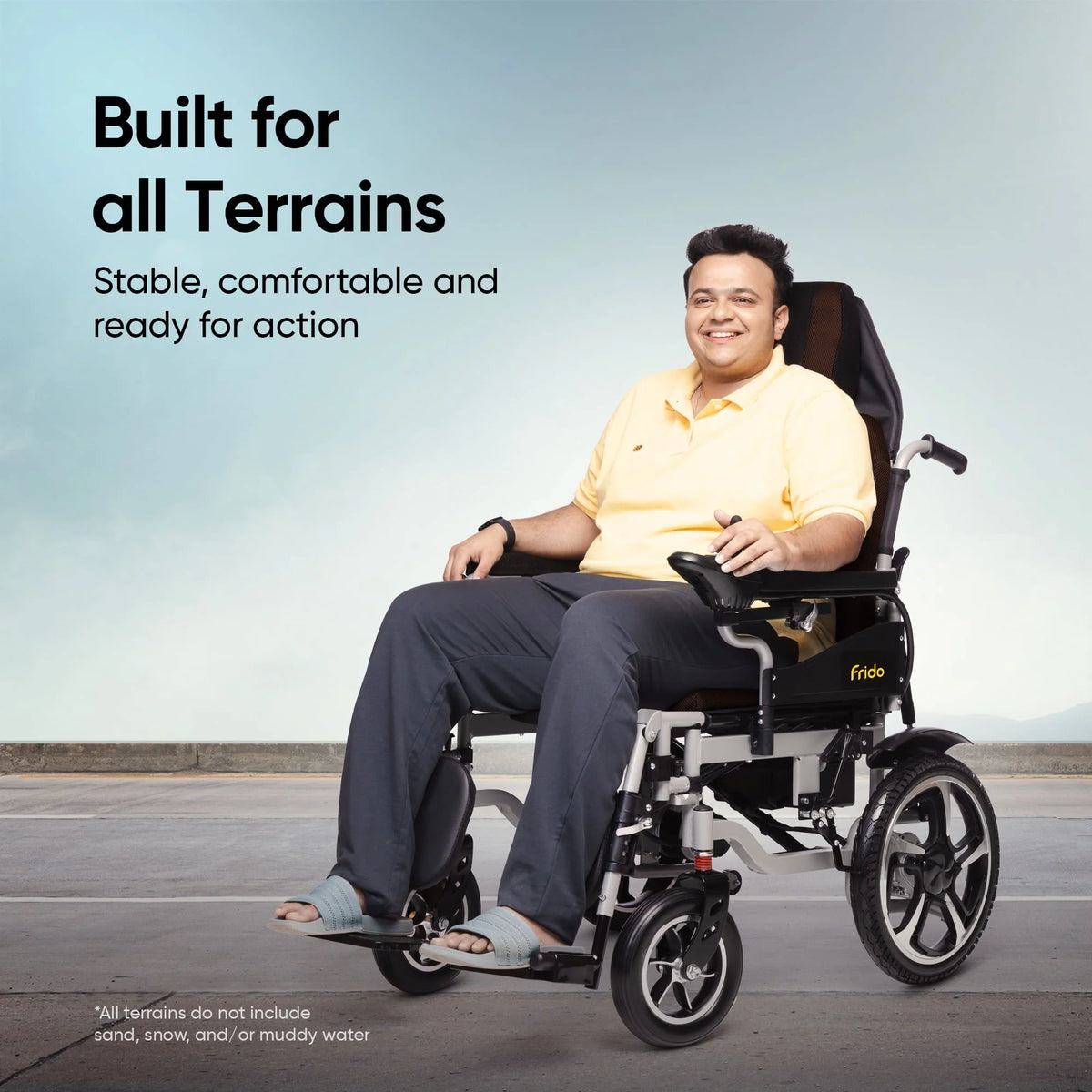 Frido Heavy Duty Recliner Electric Wheelchair