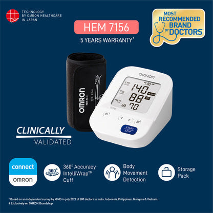 Omron HEM 7156 Digital Blood Pressure Monitor