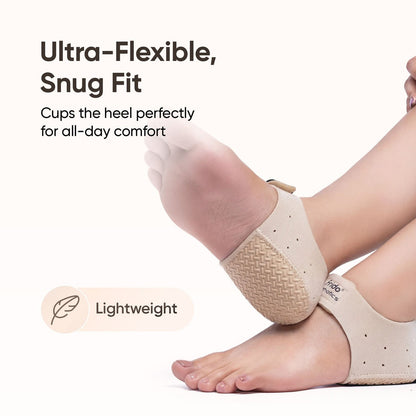 Frido Orthotics Heel Protector for Heel Pain Relief  UltraFlexible Snug Fit