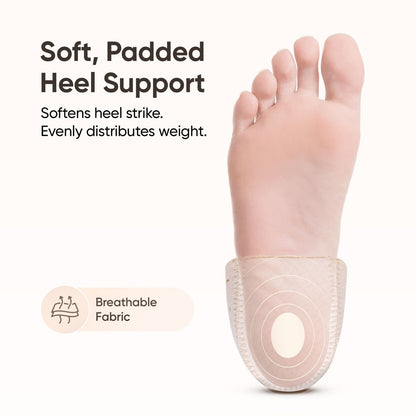 Frido Orthotics Heel Protector for Heel Pain Relief Soft padded heel support