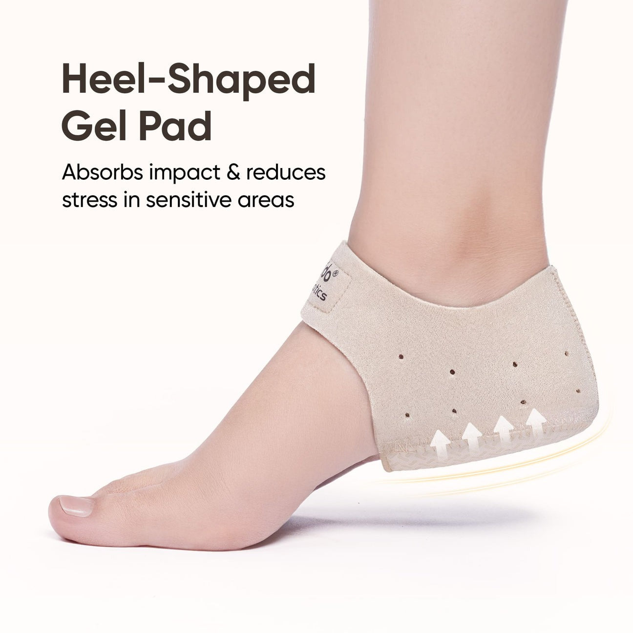 Frido Orthotics Heel Protector for Heel Pain Relief Gel Pad
