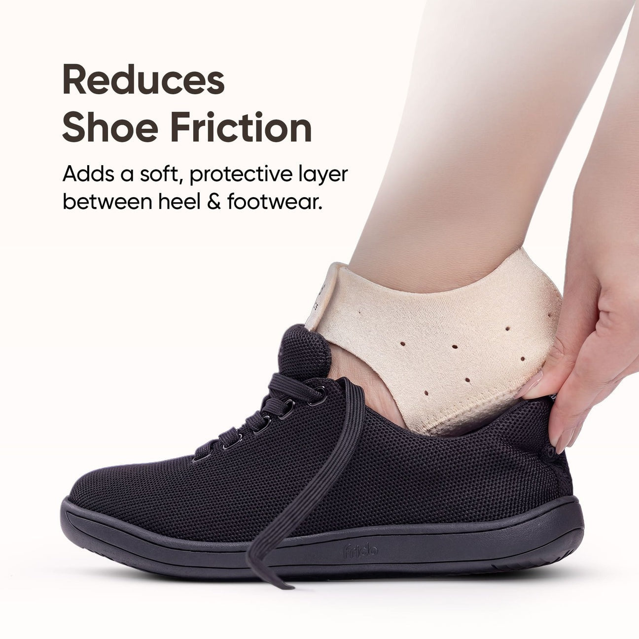 Frido Orthotics Heel Protector for Heel Pain Relief Shoe friendly 