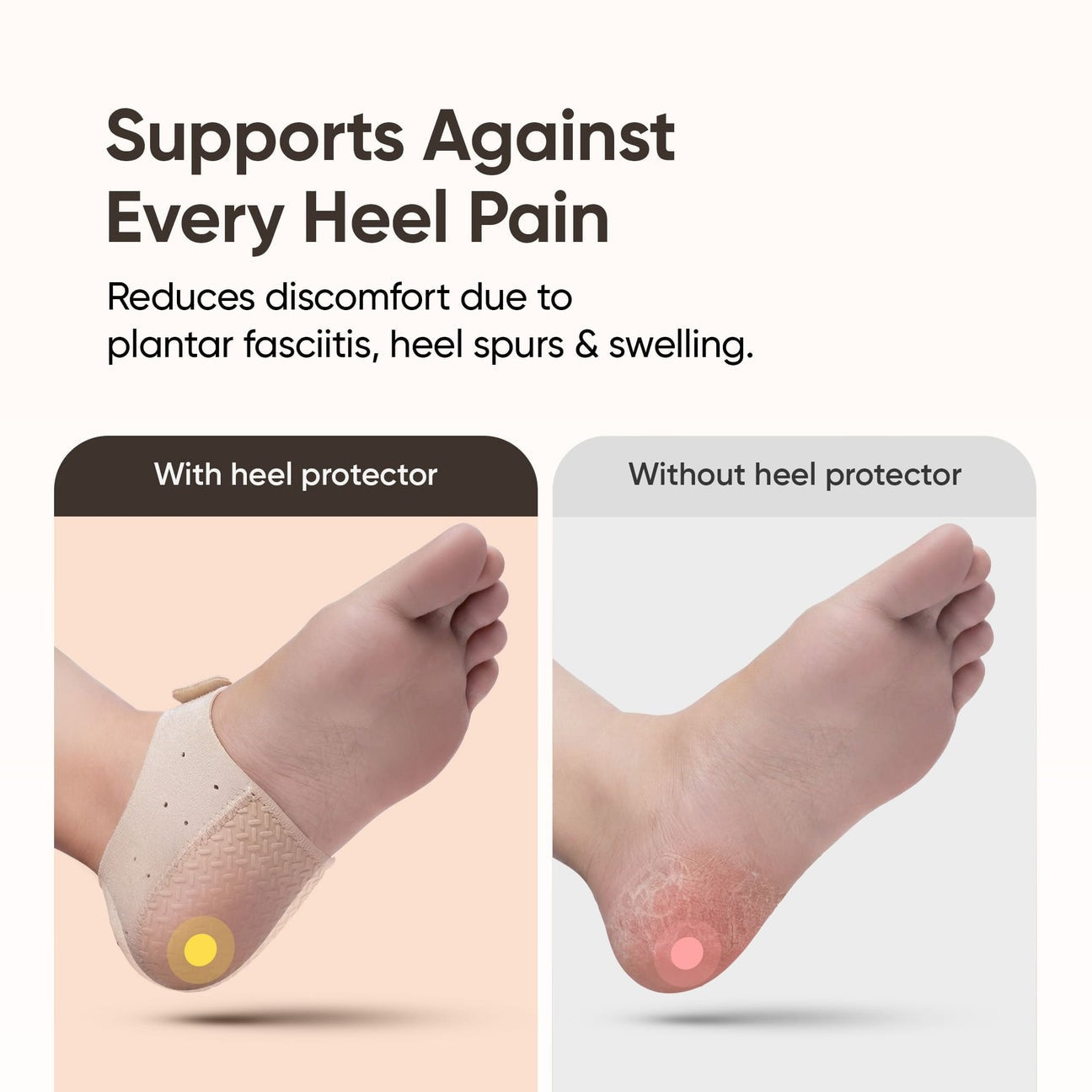 Frido Orthotics Heel Protector for Heel Pain Relief for home use