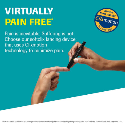 Pain Free Accu-Chek Instant Smart Blood Glucose Meter with Bluetooth Connectivity