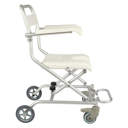 Arrex LA30 Foldable Aluminium Shower Chair With Wheels