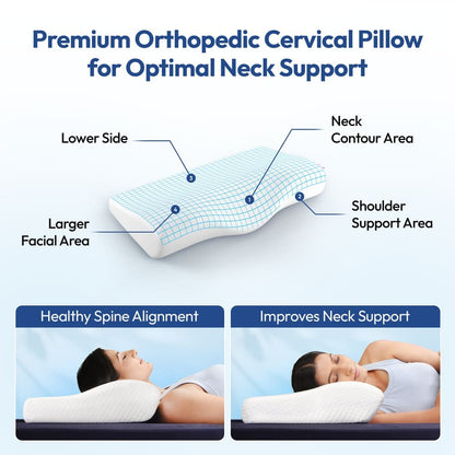 Frido Ultimate Neck Contour Cervical Plus Pillow