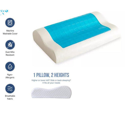 Star Cervical Memory Foam Pillow King Size