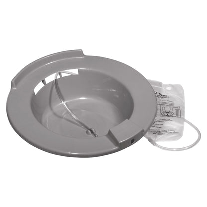 Sitz Bath Tub for Adults - Heavy Duty Plastic Hip Bath Tub, Fits Western Toilet, Pain Relief for Fissure & Piles, Naturopathy, Foldable, Hot Tub for Bathroom