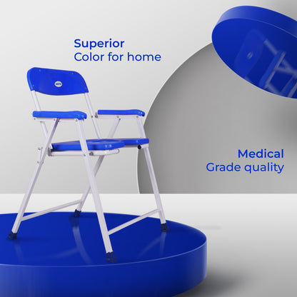 Mexple Xumo 150 Foldable Daily Commode Chair