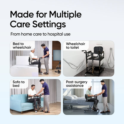 Frido Mobilty Transfer Lift Commode Wheelchair