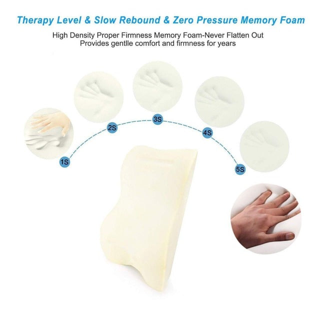 Star Memory Foam Back Support Pillow Large