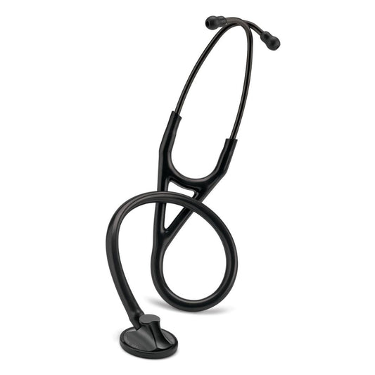 3M™ Littmann® Master Cardiology™ Stethoscope, 2161, Black Plated Chestpiece and Eartubes, Black Tube, 27 in, 3 Each/Case