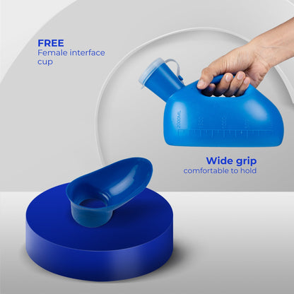 Mexple Uromax2 2000ML Urinal Pee Bottle Kit