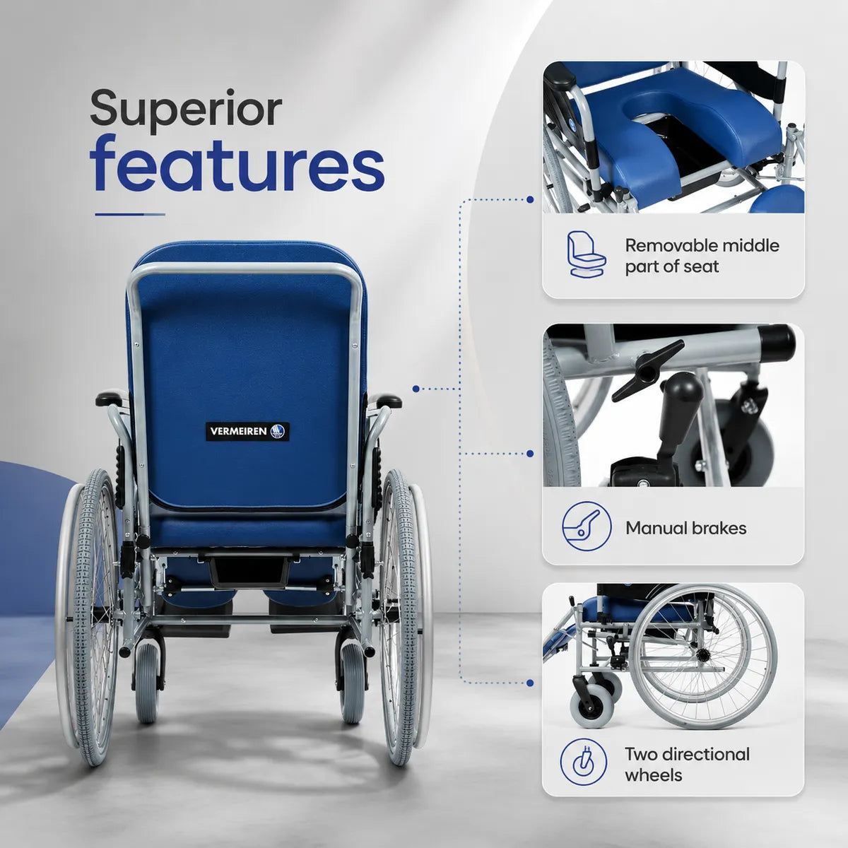 9300 Reclining Wheelchair