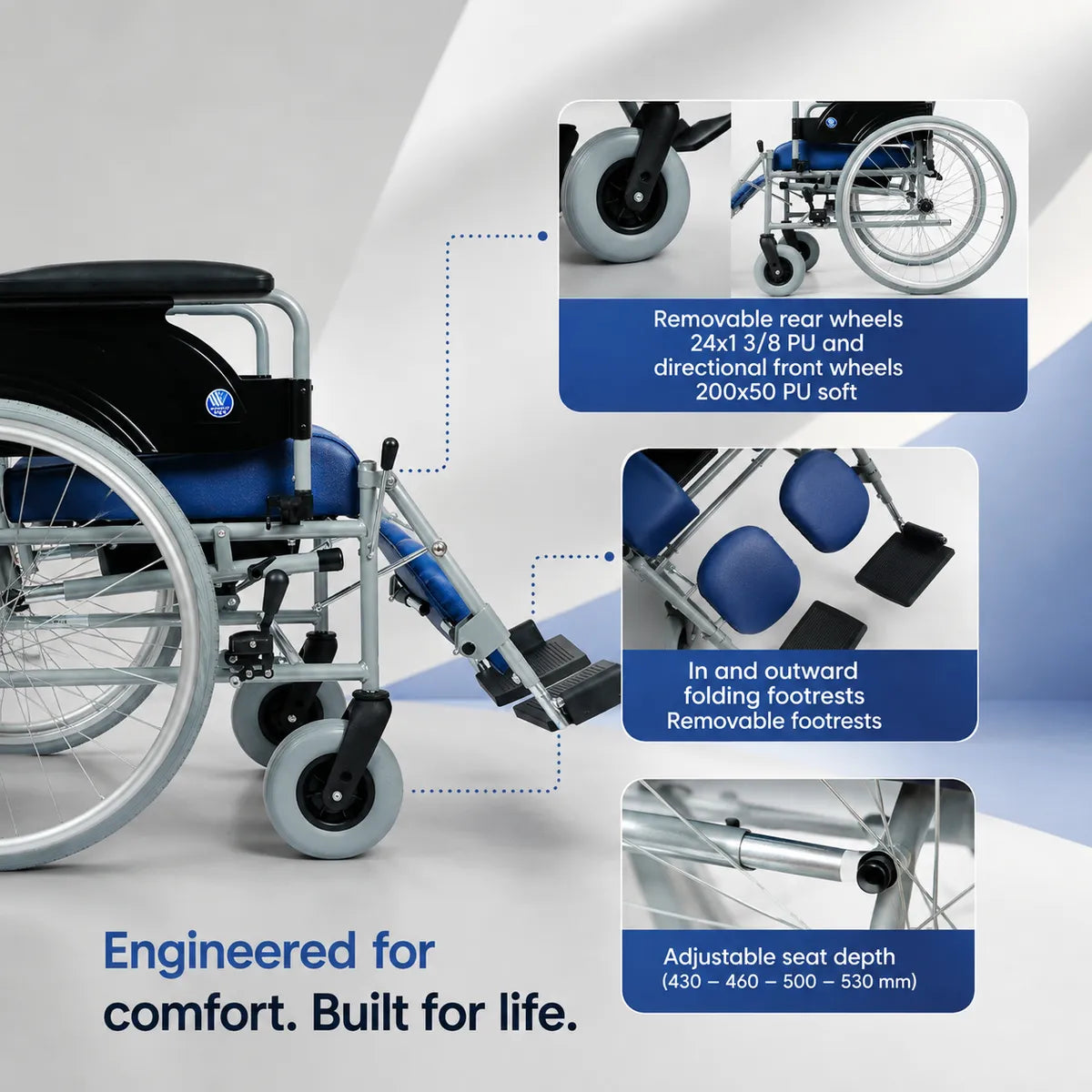 9300 Reclining Wheelchair