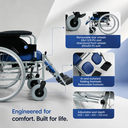 9300 Reclining Wheelchair