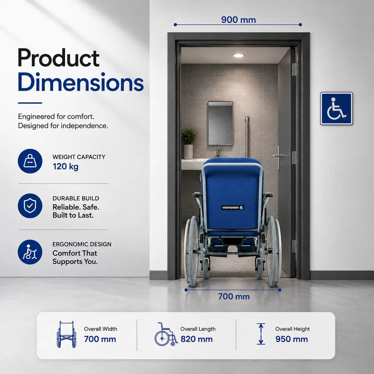 9300 Reclining Wheelchair