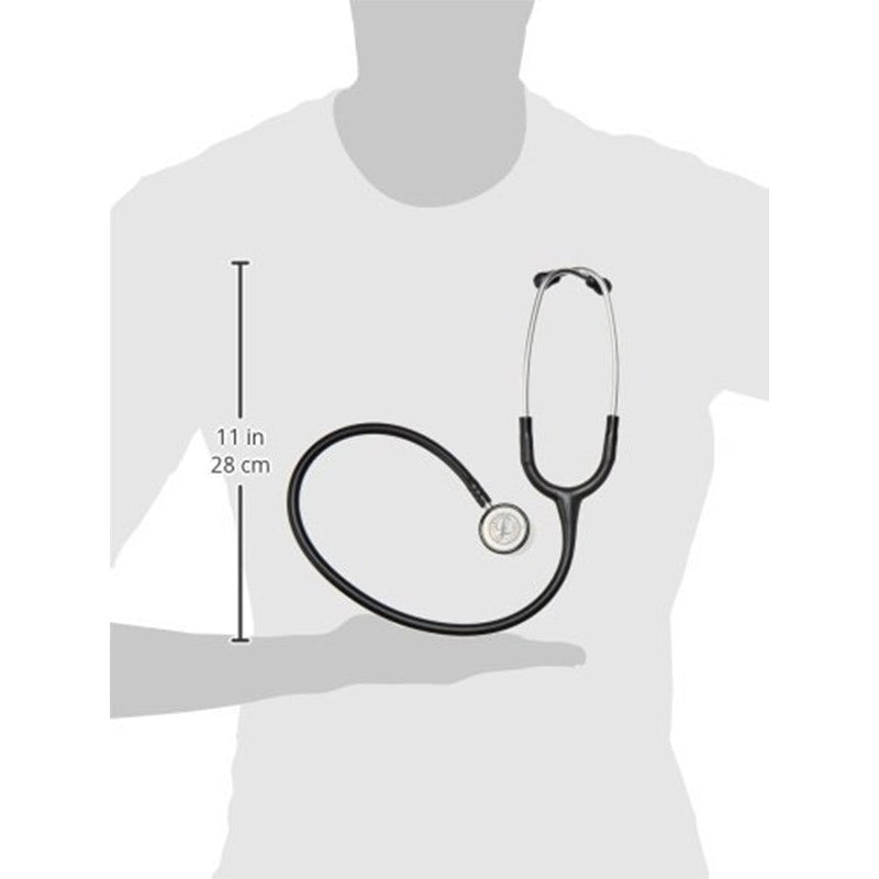 3M™ Littmann® Classic II Pediatric Stethoscope 2113, Standard-Finish Chestpiece, Black, 28 in, 3 Each/Case