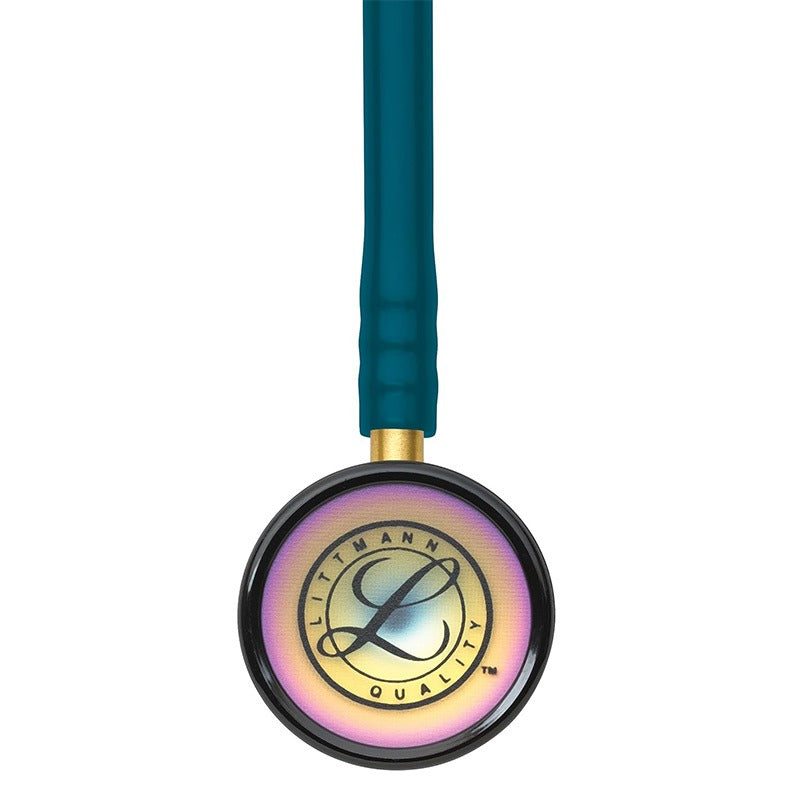 3M™ Littmann® Classic II Pediatric Stethoscope, 2153, Rainbow Chestpiece, Caribbean Blue Tube, 28 inch, 3 Each/Case