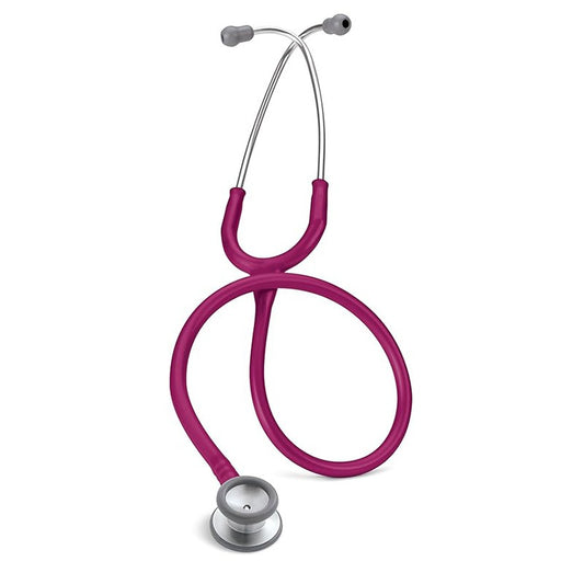 3M™ Littmann® Littmann® Classic II Pediatric Stethoscope, 2122, Standard-Finish Chestpiece, Raspberry Tube, 28 in, 3 Each/Case