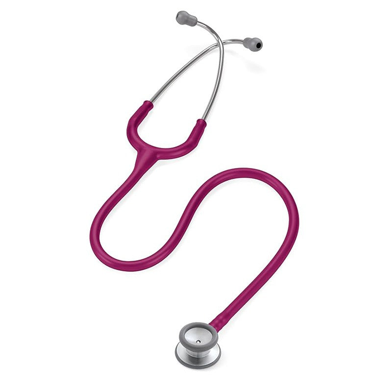 3M™ Littmann® Littmann® Classic II Pediatric Stethoscope, 2122, Standard-Finish Chestpiece, Raspberry Tube, 28 in, 3 Each/Case