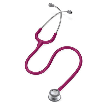 3M™ Littmann® Littmann® Classic II Pediatric Stethoscope, 2122, Standard-Finish Chestpiece, Raspberry Tube, 28 in, 3 Each/Case