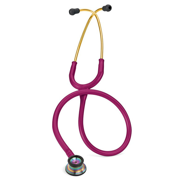 3M™ Littmann® Classic II Infant Stethoscope, 2157, Rainbow-finish Chestpiece, Raspberry Tube, 28 in, 3 Each/Case