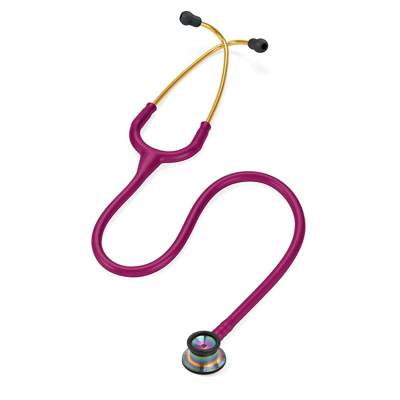 3M™ Littmann® Classic II Infant Stethoscope, 2157, Rainbow-finish Chestpiece, Raspberry Tube, 28 in, 3 Each/Case