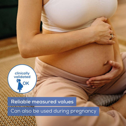 Beurer BM28 Automatic Arm Blood Pressure Monitor with Adaptor | Adjustable Cuff, Large LCD Display & Risk Indicator | Digital BP Machine (White)