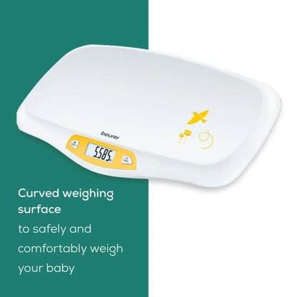 Beurer BY 80 Digital Baby Weighing Scale | Accurate Infant Weight Scale Upto 20kg