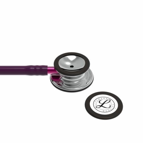 3M™ Littmann® Classic III™ Stethoscope, 5960 Mirror Finish Chestpiece,Plum Tube, Pink Stem and Smoke Headset