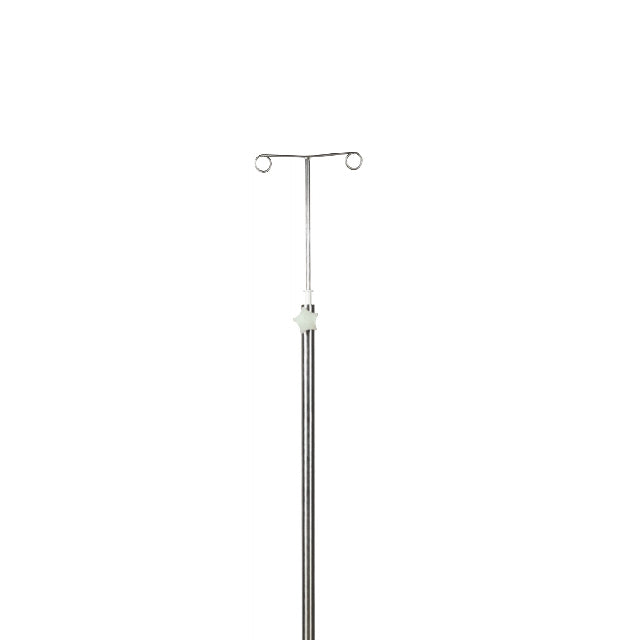 Midmark Janak 1043A Two Hooks Stainless Steel Saline Stand (IV Stand) On Rent