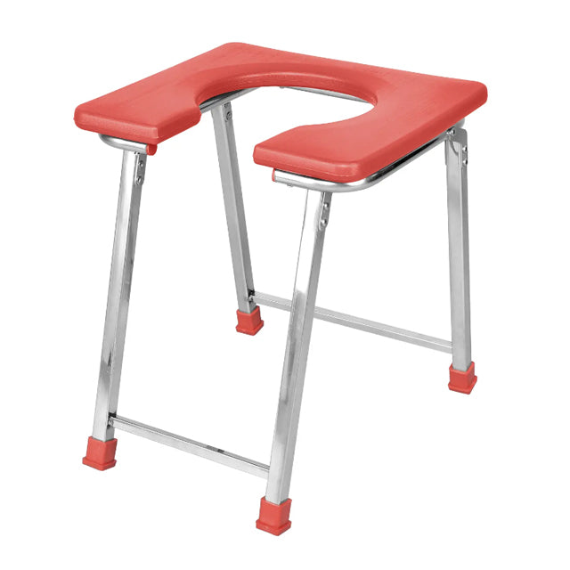 Neosafe Stainless Steel Premium Folding Commode Stool