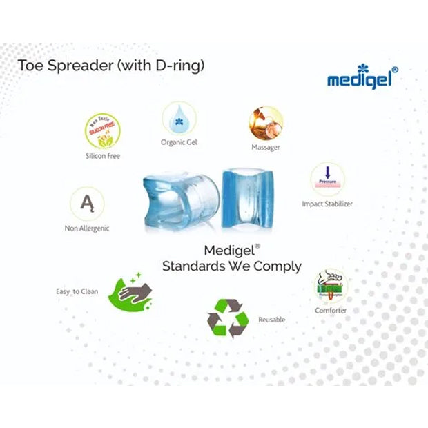 Medigel D-Ring Toe Spreaders