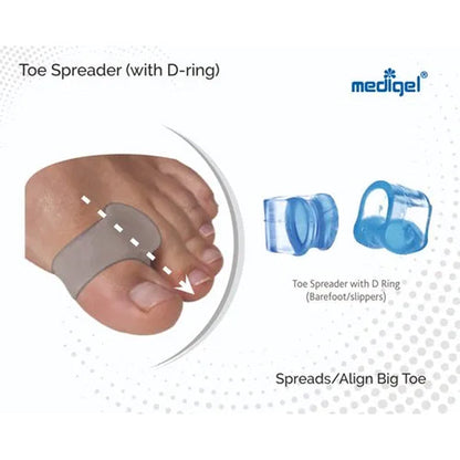 Medigel D-Ring Toe Spreaders